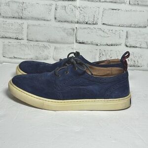 Polo Ralph Lauren oxford sneakers Mens 9.5 blue Preppy Casual Old Money Leather